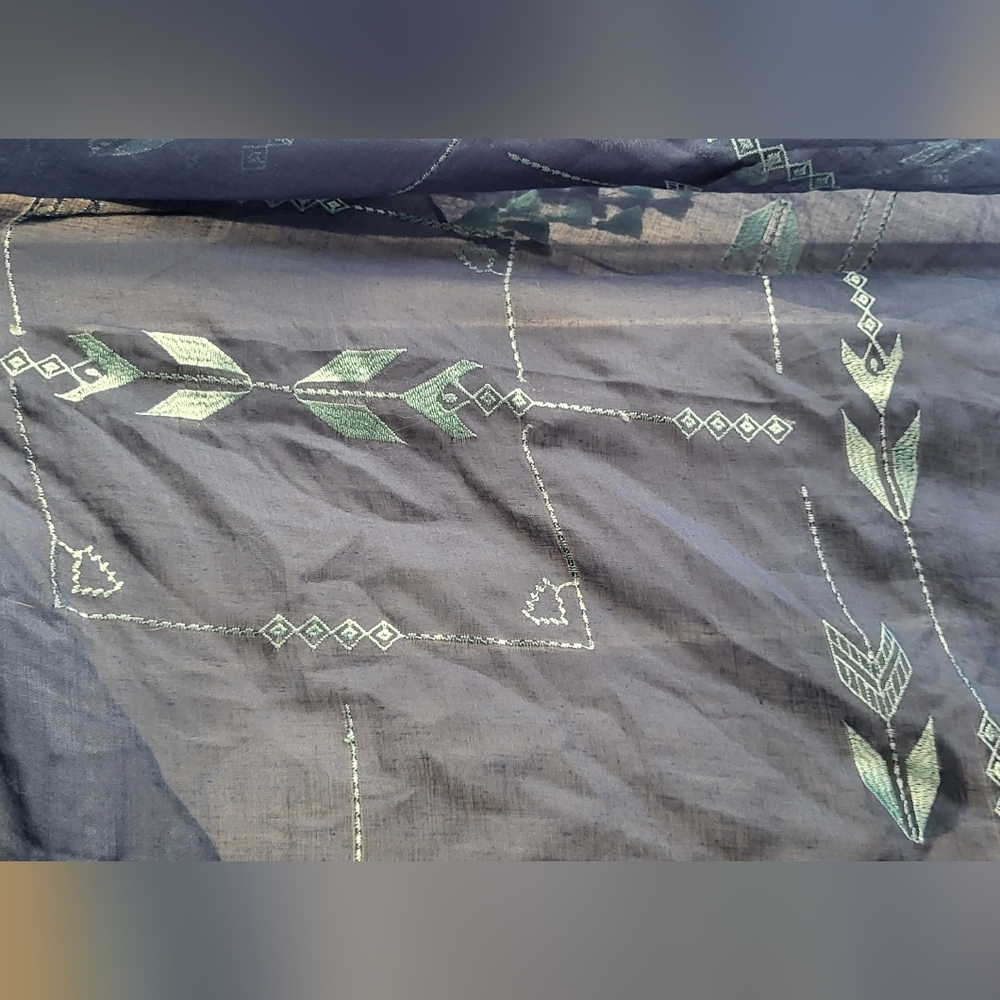 Charming Charlie Embroidered Scarf